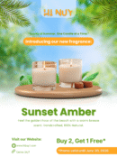 Organic scented candles